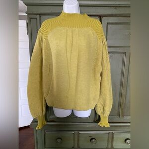 Free People Sweater with Balloon Sleeves